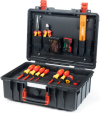 WIHA Werkzeugkoffer 46-tlg. Basic Set L electric 47312