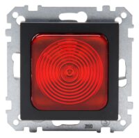 Kopp HK07 -Lichtsignal-Einsatz Farbe:anthrazit