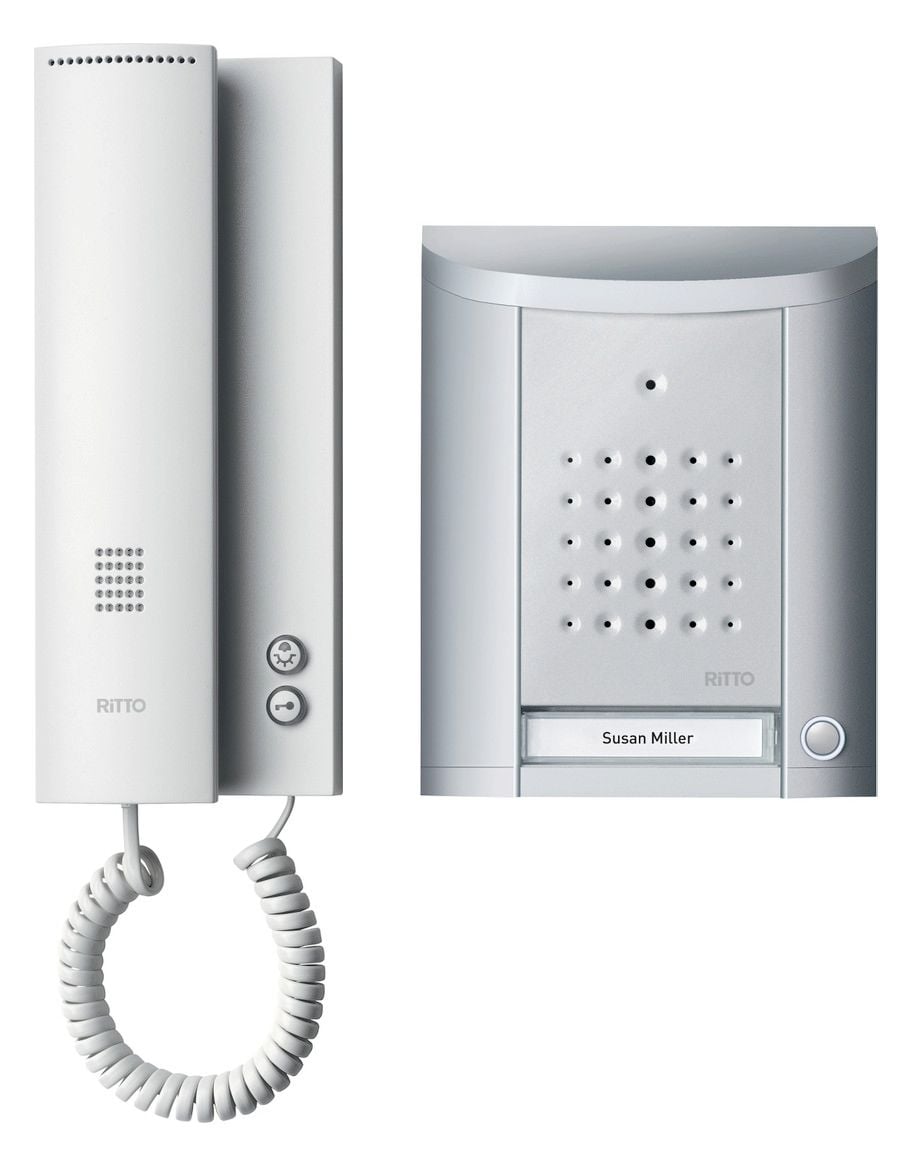 Comelit Ritto 1841120 Entravox Komplettpaket 1WE silber