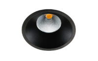 SG LEUCHTEN LED-Einbaustrahler 8W Konverter SOFT SLIM 903226 dimmbar 1LED schwarz 2000-2800K
