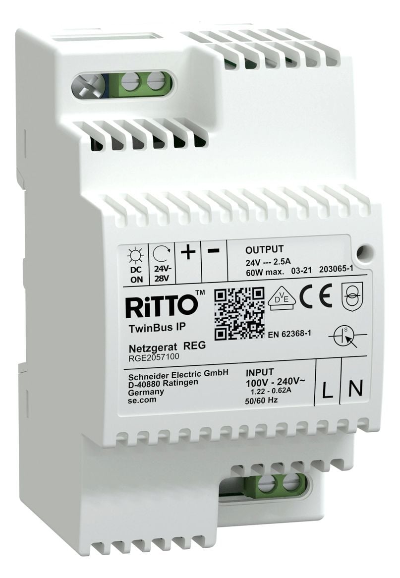 Comelit Ritto RGE2057100 Netzgerät TwinBus IP 24VDC 60W grau