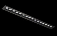 SG LEUCHTEN LED-Einbaustrahler 23W Konverter INSPIRE 320902 dimmbar 1LED schwarz 4000K weiß schwarz