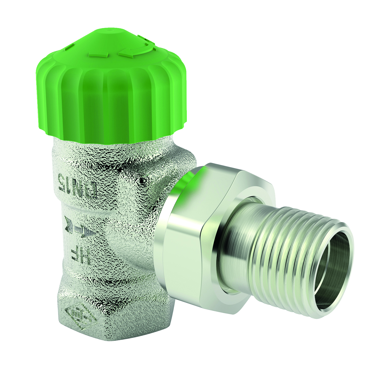 HEIMEIER Thermostat-Ventilunterteil Eclipse 300, Eckform, DN 15