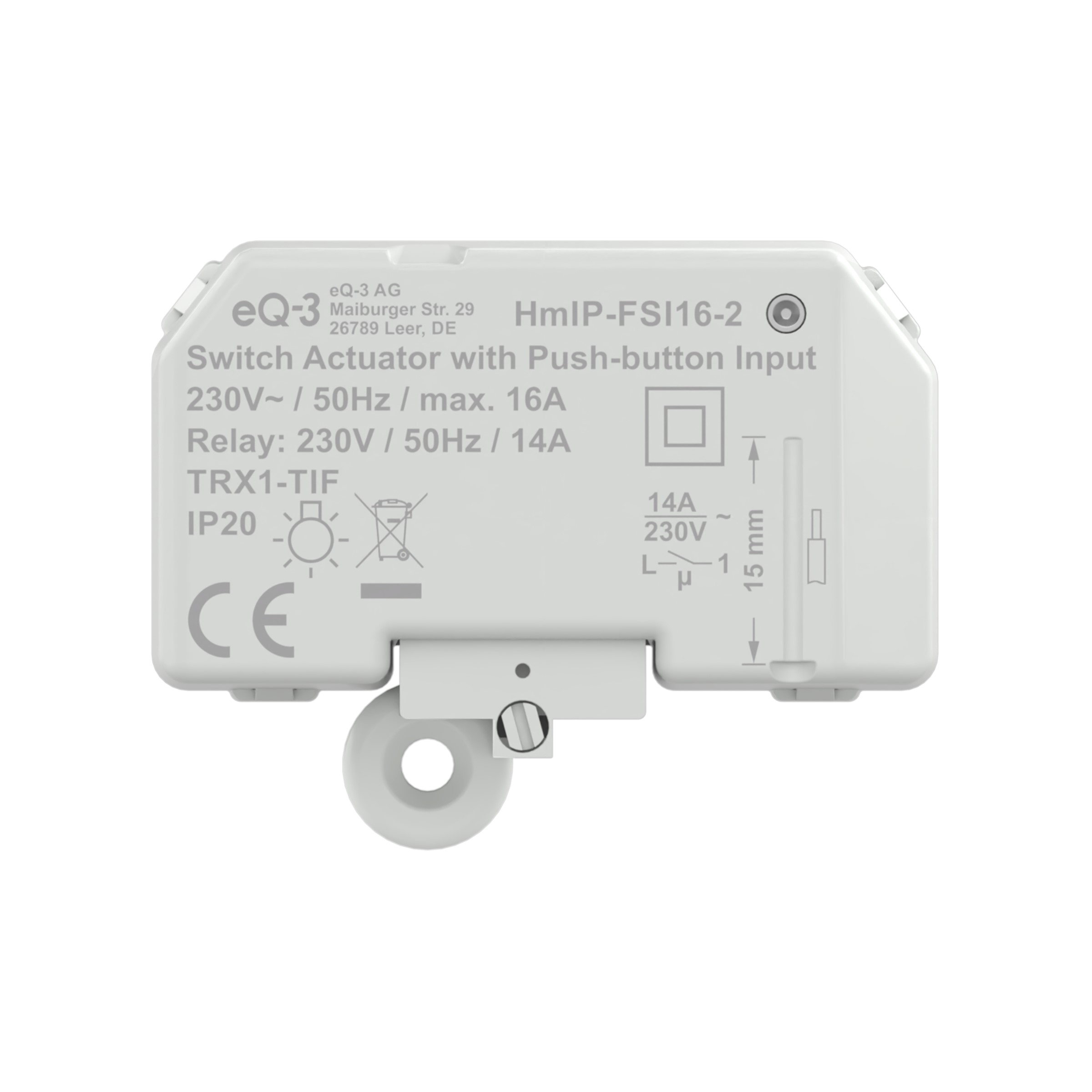 eQ-3 Schaltaktor 2-fach für Heizung HmIP-FSI16-2