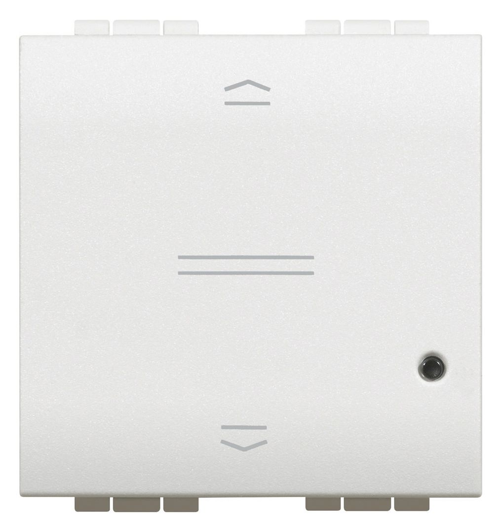 Legrand Bticino N4027CM2N Rollladenschalter 2-modulig für LivingLight with Netatmo