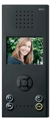 Ritto RGE1787540 Video-Freisprechstelle Color Komfort schwarz