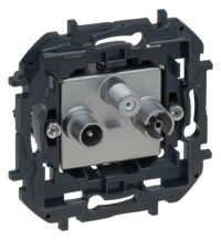 Legrand 864059B Niloe Step V4 Einsatz Tv-R-Sat-Enddose