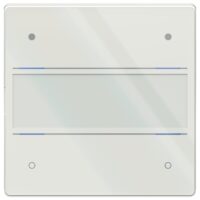 THEBEN Tastsensor KNX Unterputz weiß glänzend 4-fach 4pkt iON 104 KNX G WH inklusiveAnkoppl LED