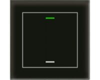 MDT Tastsensor KNX Unterputz schwarz glänzend 1-fach GTL-1T0S.02S