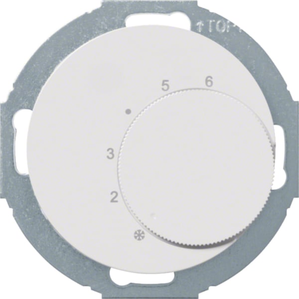 BERKER Raumtemperaturregler Unterputz polws matt R.Classic MAN0305824 Basis+Adapterpl