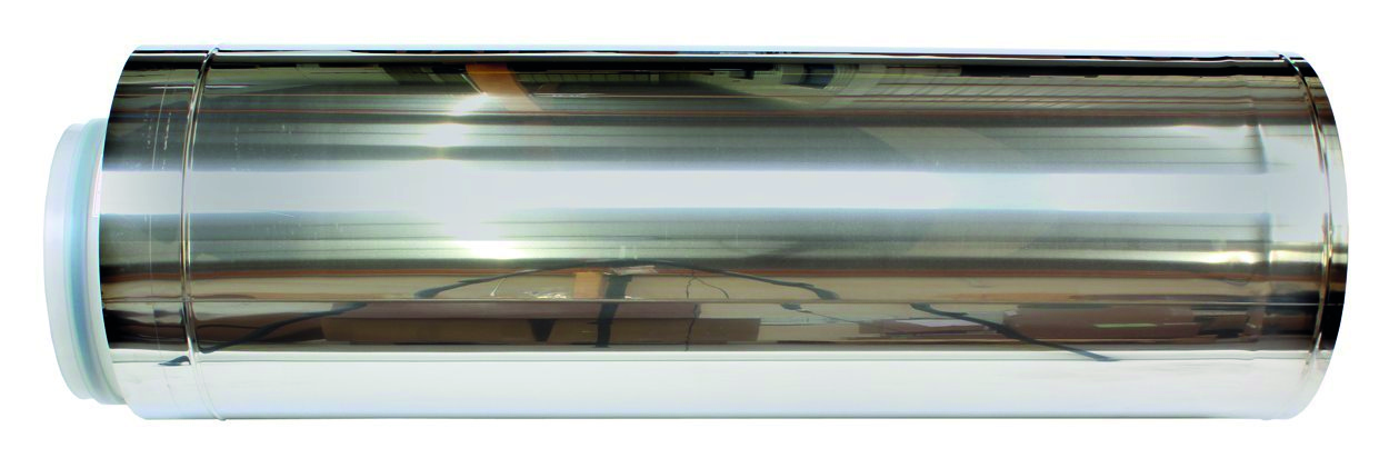 Verlängerung 1,0 m 250/350 mm für Fassadenverlegung konz. PP/Edelst.
