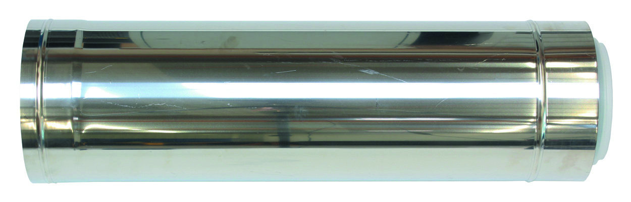 Verlängerung 0,5 m 110/160 mm Fassadenverlegung konz. PP/Edelstahl