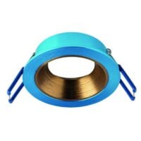 Rutec ALU17212 Einbauring MixMi, schwenkb.,ru, Aluminium ultramarin/bronzegold