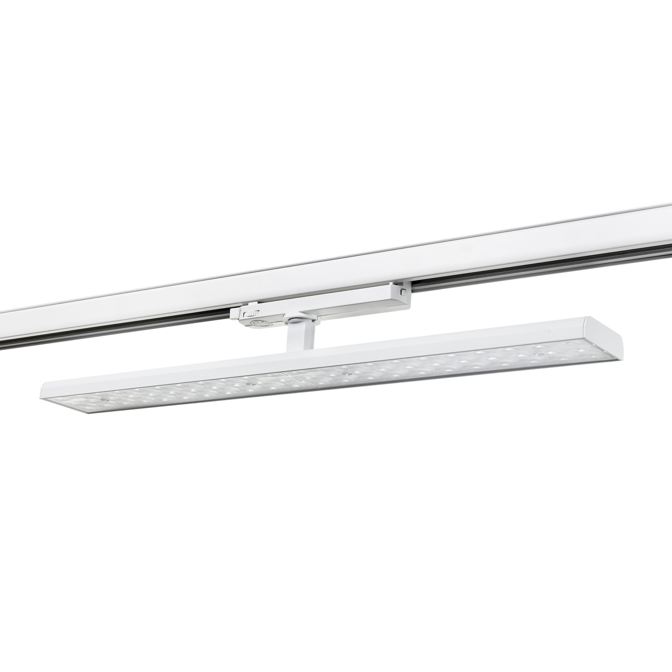 SG LEUCHTEN LED-Schienenstrahler 26W weiß 607040 1LED 3000K weiß 3690lm weiß matt Aluminium