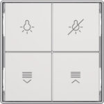 BERKER Taste_4t Tastsensor polws matt BSF 81182229 Ind. Bedruckung für Bussystem