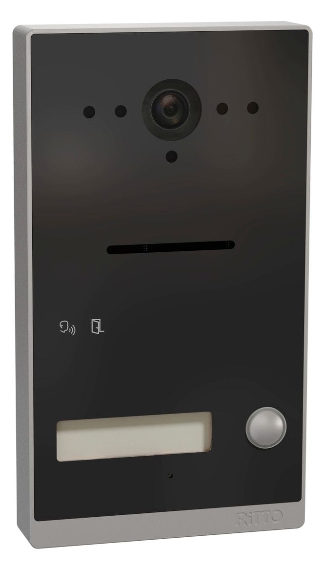 Comelit Ritto RGE2015120 Listo Türstation Twinbus IP Aufputz 1 Klingeltaste Rahmen