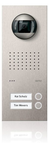 Ritto RGE1815225 Acero Pur Edelstahl Türstation Video 2WE