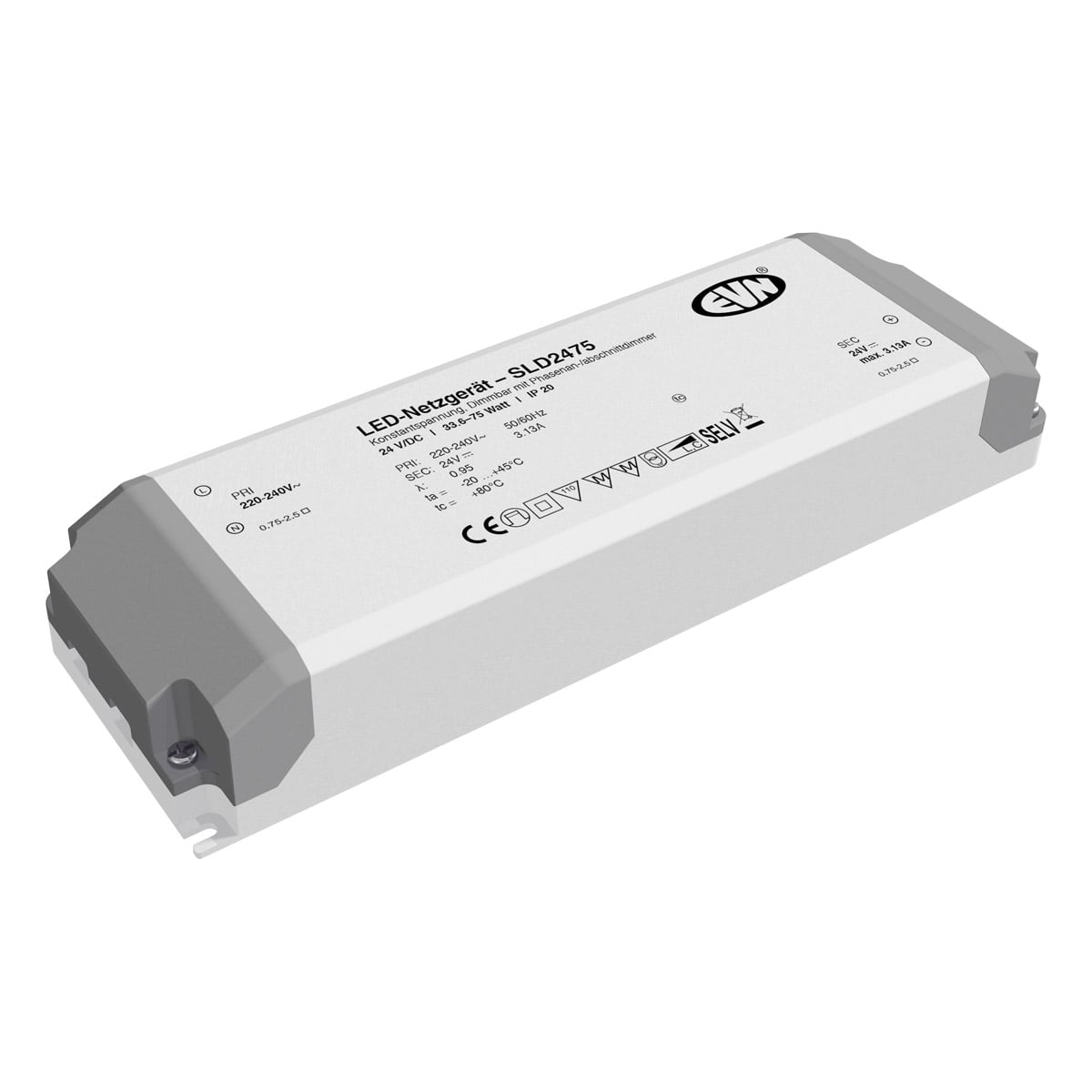 EVN Lichttechnik LED-Netzgerät NG24VDC33,6-75W IP20 SLD2475