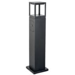 SG LEUCHTEN LED-Pollerleuchte 12W IP44 FAGERNES 630104 3000K 610lm schwarz Aluminium