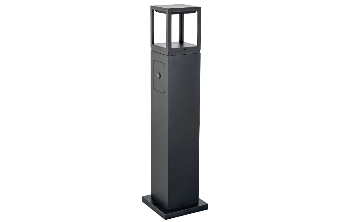 SG LEUCHTEN LED-Pollerleuchte 12W IP44 FAGERNES 630104 3000K 610lm schwarz Aluminium