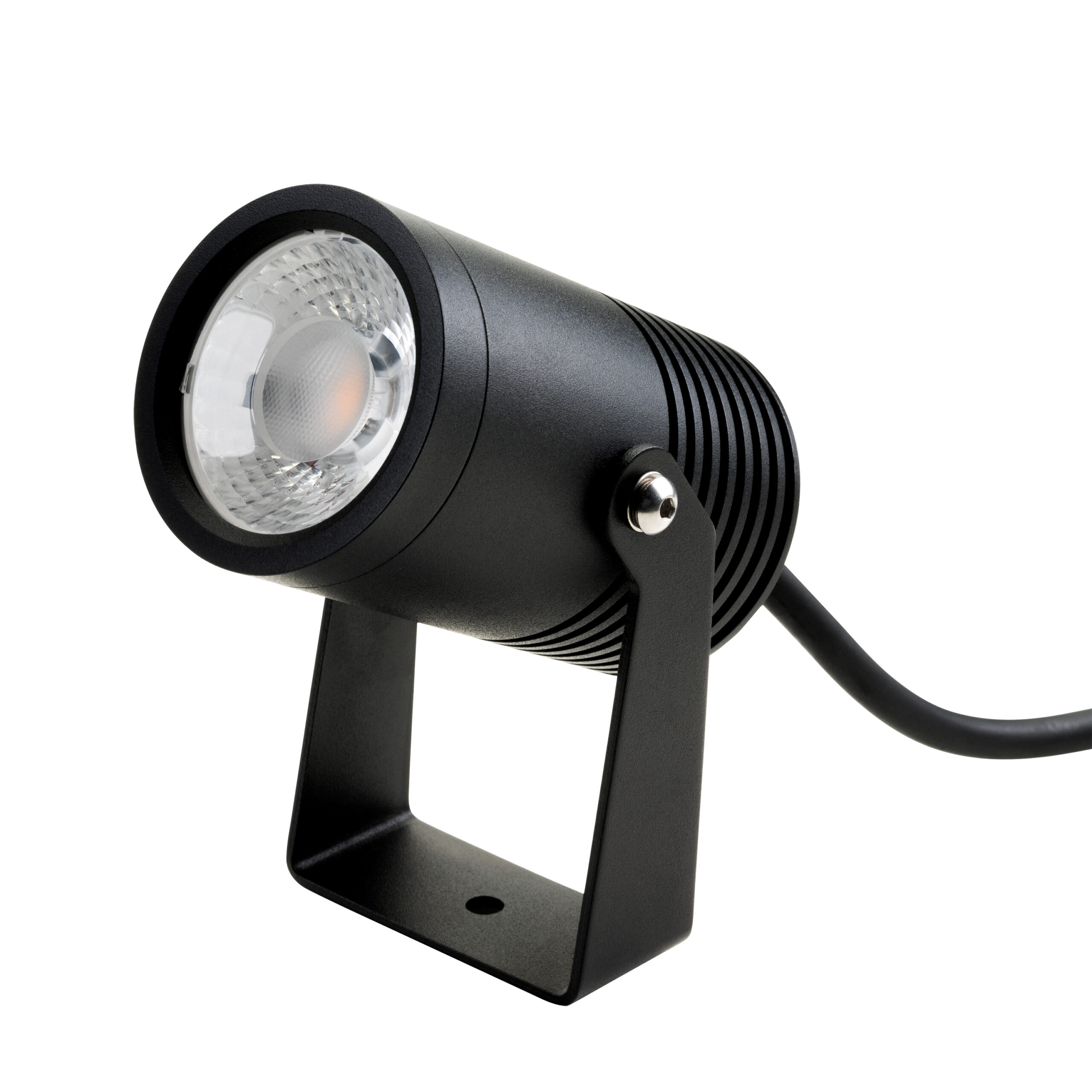 SG LEUCHTEN LED-Anbaustrahler 12W Konverter HOVDEN MIDI 630085 dimmbar 1LED schwarz 3000K weiß