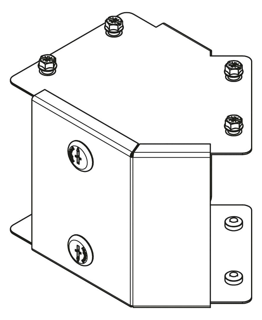 Legrand Legrand MGR32CL Salamandre IP30 trunking 75x50mm outside lid 45° bend