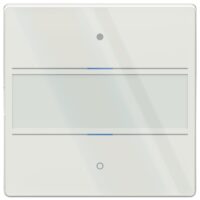 THEBEN Tastsensor KNX Unterputz weiß glänzend 2-fach 2pkt iON 102 KNX G WH inklusiveAnkoppl LED