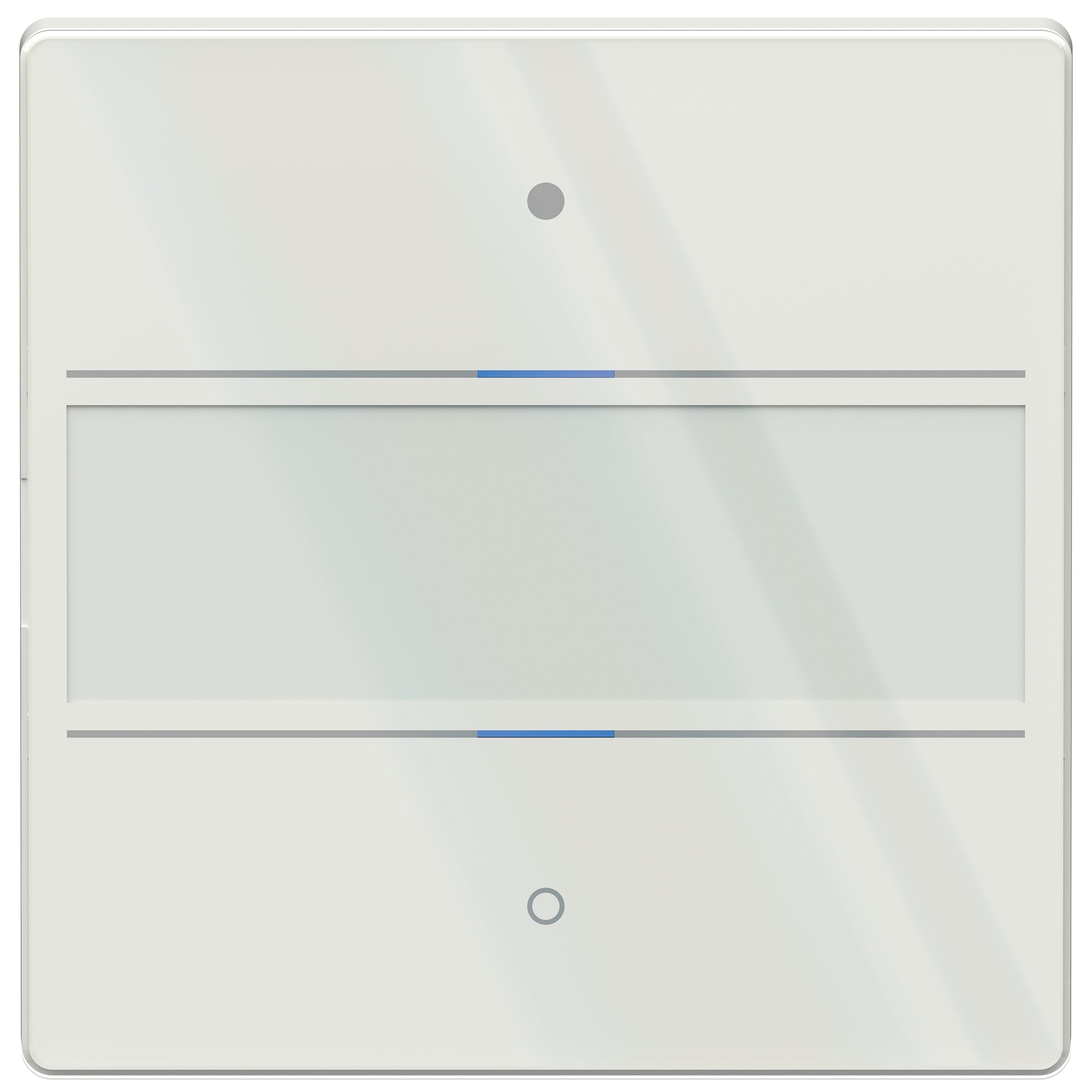 Theben THEBEN Tastsensor KNX Unterputz weiß glänzend 2-fach 2pkt iON 102 KNX G WH inklusiveAnkoppl LED