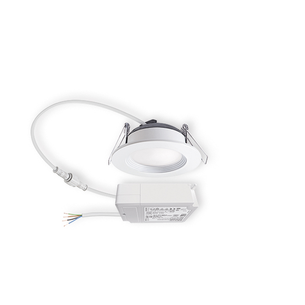 Esylux ESYLUX LED-Einbaustrahler 6,5W Konverter DALI ELSA-2 DL 68 OP 100° 500 830 DALI W 1LED