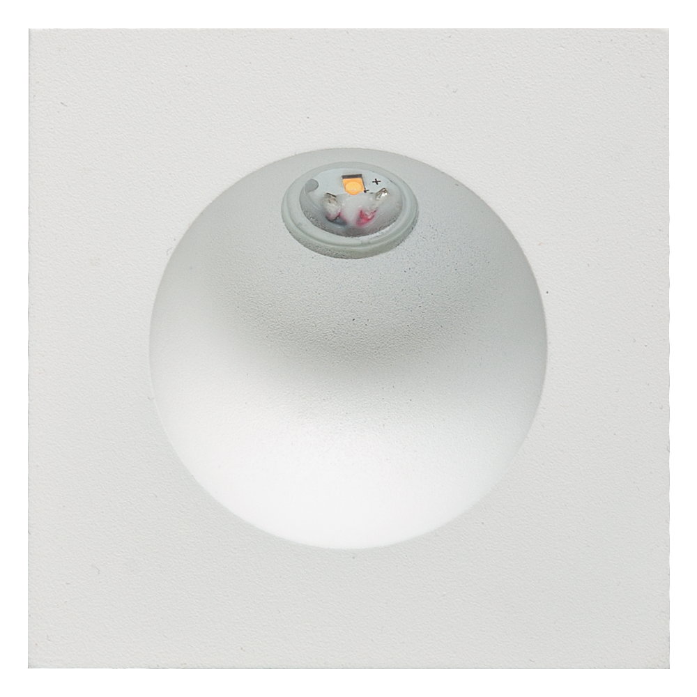 EVN Lichttechnik P-LED Wandeinbauleuchte IP54 700mA 2W 3000K P20402 weiß