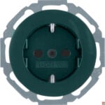 BERKER Steckdose 1-fach gn matt Unterputz mit BS IP20 R.Classic MAN0300324 horizontal/vertikal