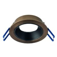 Rutec ALU13302 Einbauring MixMi, schwenkb.,ru, Aluminium grünbronze geb./schwarz