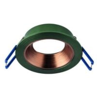 Rutec ALU16214 Einbauring MixMi, schwenkb.,ru, Aluminium dunkelgrün/rotbronze
