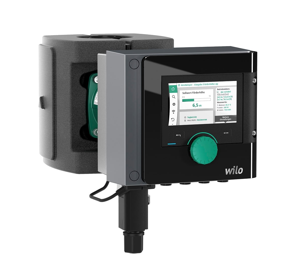 WILO Nassläufer-Premium-Smart-Pumpe Stratos MAXO 25/0,5-12 PN10,G11/2,283W