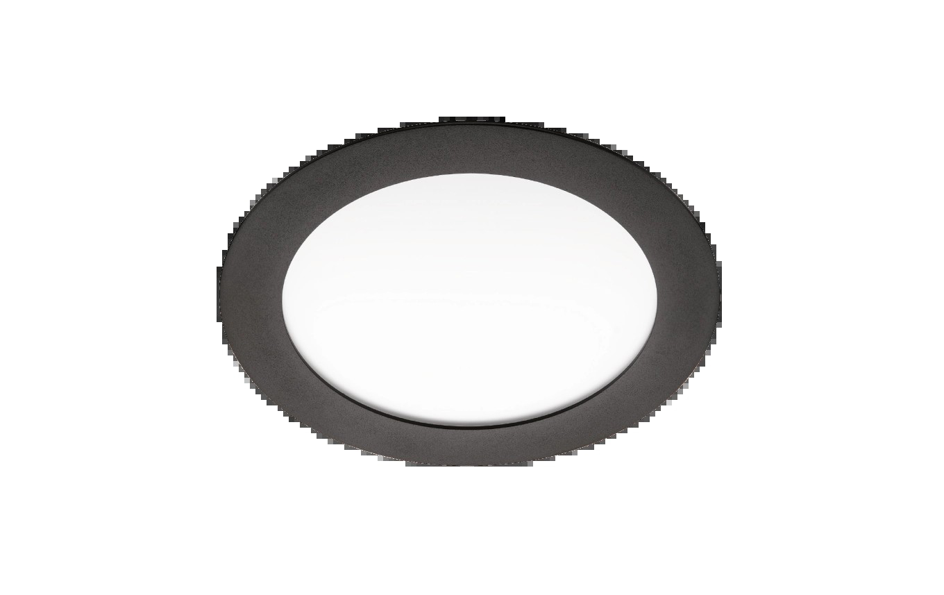 SG LEUCHTEN LED-Panel Ø255mm 12W 3000K SENSE 212731 1350lm schwarz Konverter