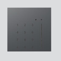 SIEDLE Lesegerät grau 99x99x25mm SE 1045 DKT DG