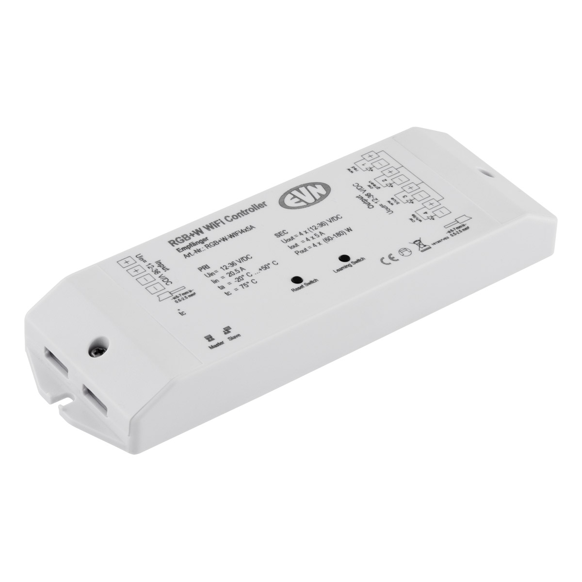 EVN Lichttechnik WIFI Controller Empfänger RGB+W RGB+W-WIFI4x5A