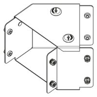 Legrand MGR96AL Salamandre IP30 trunking 225x150mm top lid 45° bend