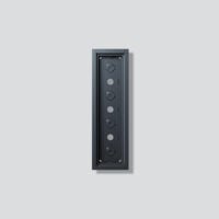 SIEDLE Gehäuse Aluminium innen/außen anthrazit GA 612-4/1-01 Außengewinde