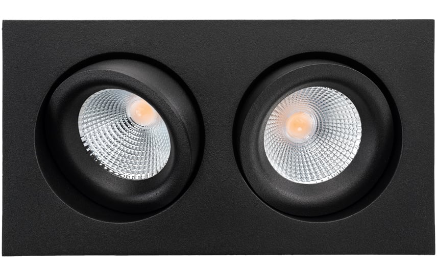 SG LEUCHTEN LED-Einbaustrahler 17W Konverter Junistar Lux 902614 DALI 1LED schwarz 2700K