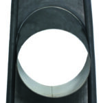 Dachpf. (35-45 Gr) Edelstahl für Abgassystem Fassade 250/350 mm