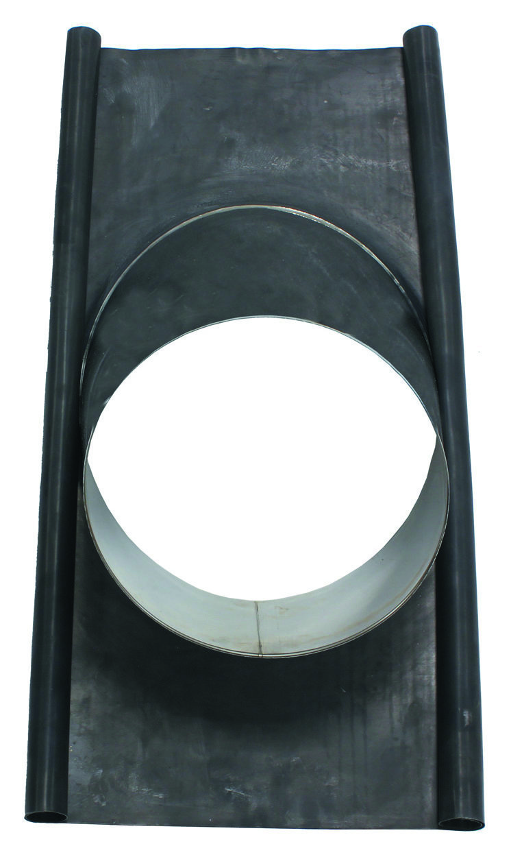 Dachpf. (35-45 Gr) Edelstahl für Abgassystem Fassade 250/350 mm