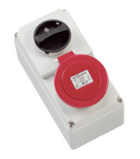 ABL CEE-Steckdose 5p 16A 6h 400V/rt IP44 C51S301 Aufputz Schraubkl Kunststoff