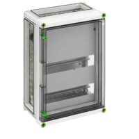 SPELSBERG Kleinverteiler Aufputz 2x14TE Kunststoff GTA 328-KT-t Plus IP65 320x440x179mm