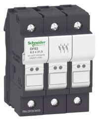 Schneider DF83 Sicherungshalter 3polig 25A 8,5x31,5mm