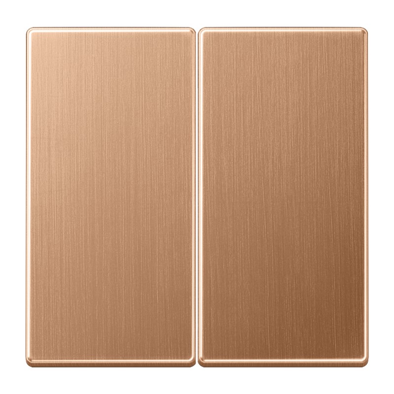 Jung Jung BRG 2995 Wippe 2-fach Metall PVD-beschichtet Serie LS Bronze