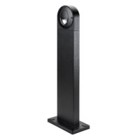 SG LEUCHTEN LED-Pollerleuchte 3W IP44 schwarz Callisto 914107 2700K 60lm Aluminium Gl_tr