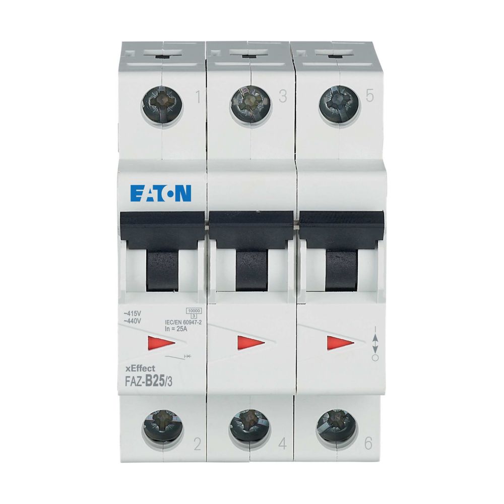 Eaton Eaton (Moeller) Leitungsschutzschalter B 25A, 3p FAZ-B25/3