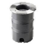SG LEUCHTEN LED-Bodeneinbauleuchte 7,5W NEMO 630047 12V IP67 Konverter GU5,3 Edelstahl