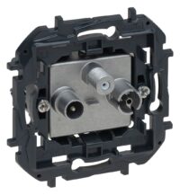 Legrand 864058B Niloe Step V4 Einsatz Tv-R-Sat-Durchgangsdose